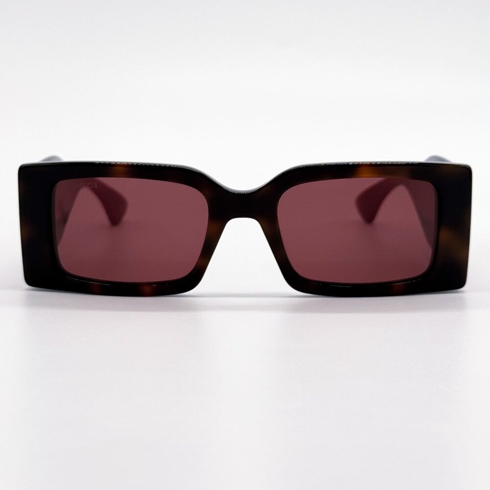 NEW GUCCI GG1860S 002 HAVANA BLUE RED UNISEX SUNGLASSES GUCCI - Picture 5 of 12